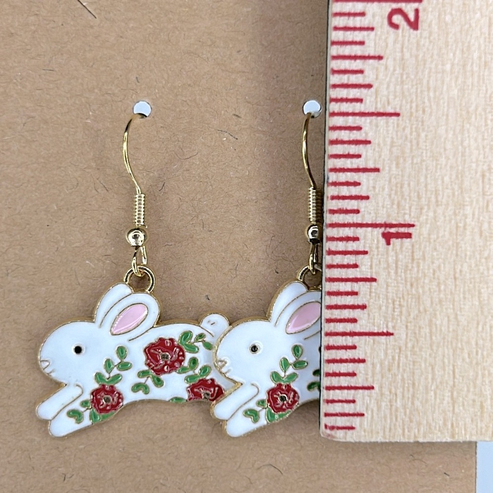 Easter Bunny Elegant Charm 18k Gold Platted Hook Fashion Jewelry Fashion Jewelry - Picture 2 of 2